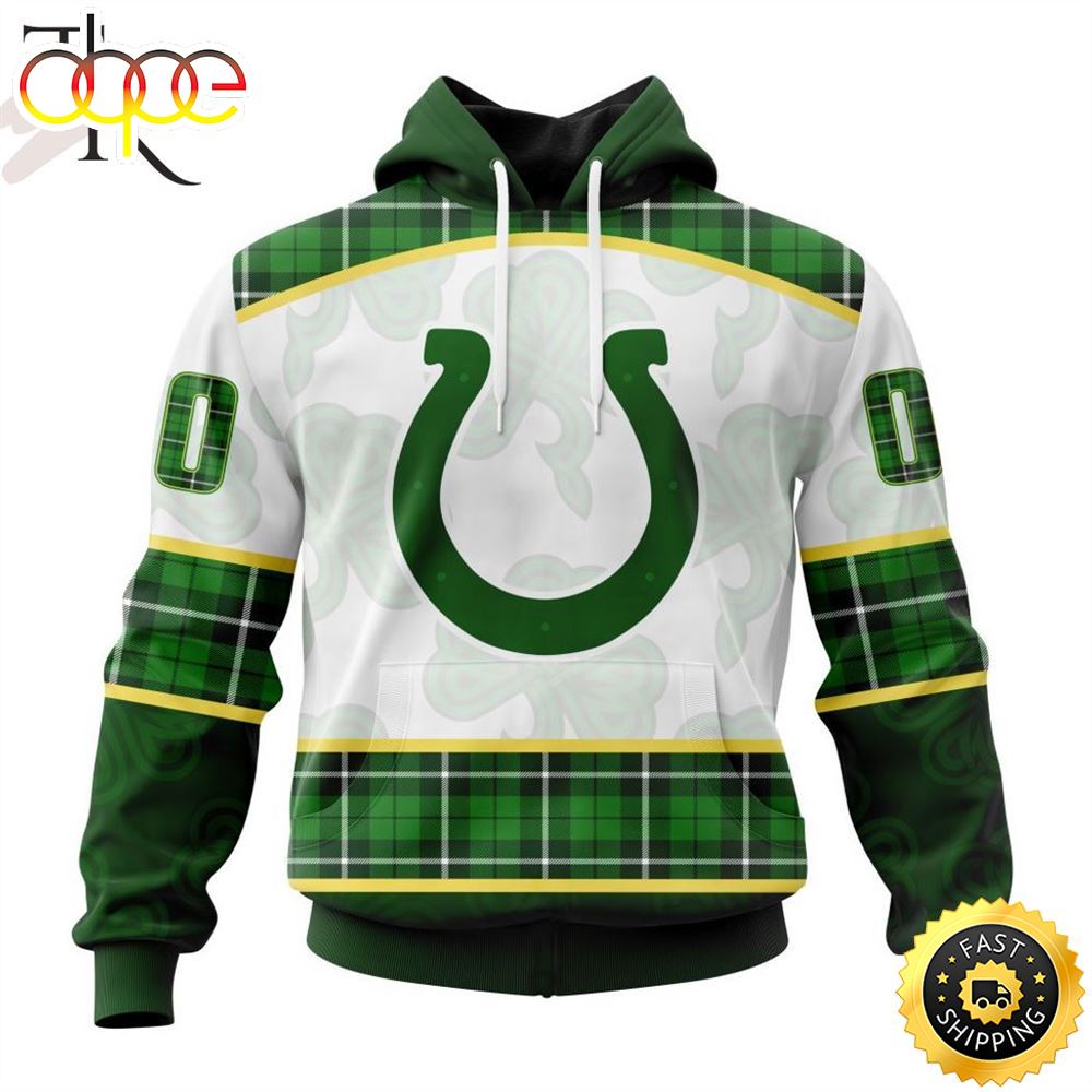 NFL Indianapolis Colts Special Design For St. Patrick Day Hoodie