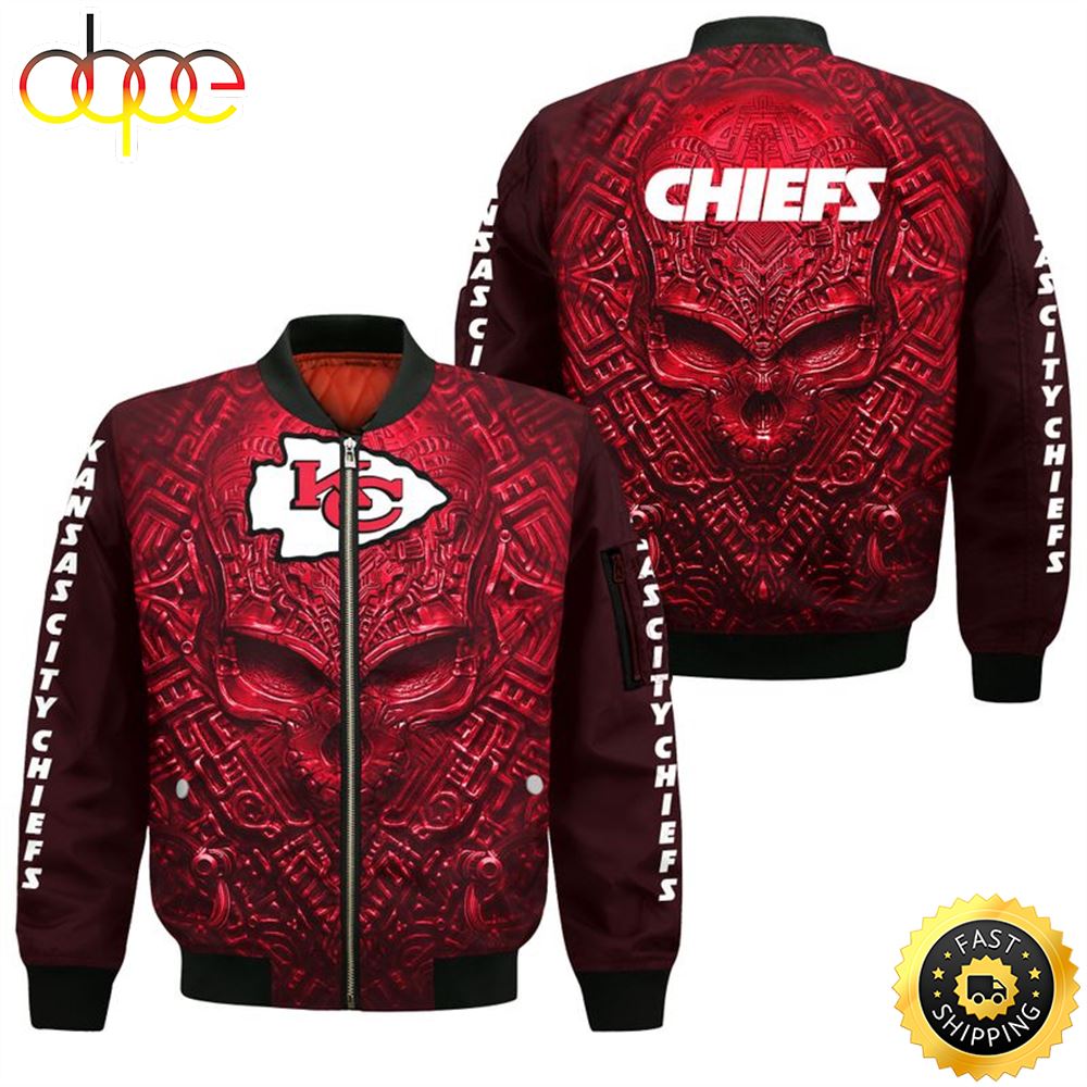 NFL Kansas City Chiefs All Over Print Bomber Jackets Teams