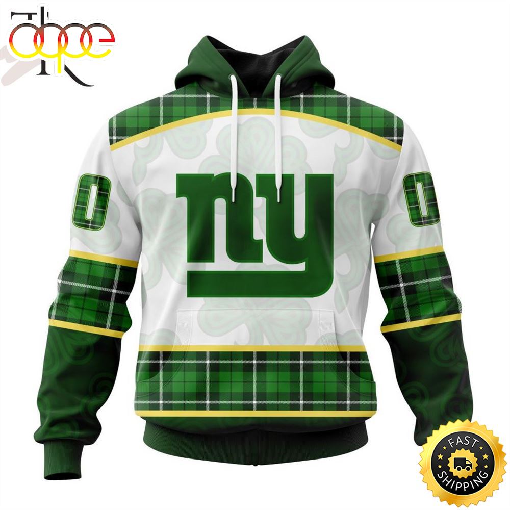 NFL New York Giants Special Design For St. Patrick Day Hoodie