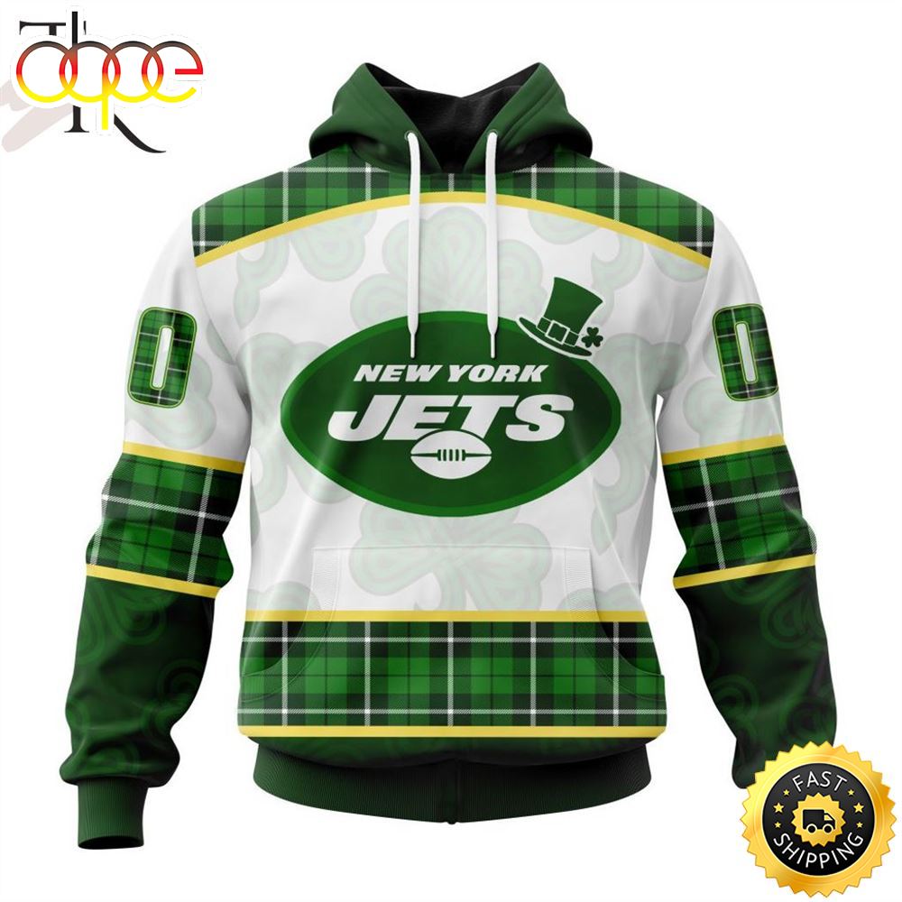 NFL New York Jets Special Design For St. Patrick Day Hoodie