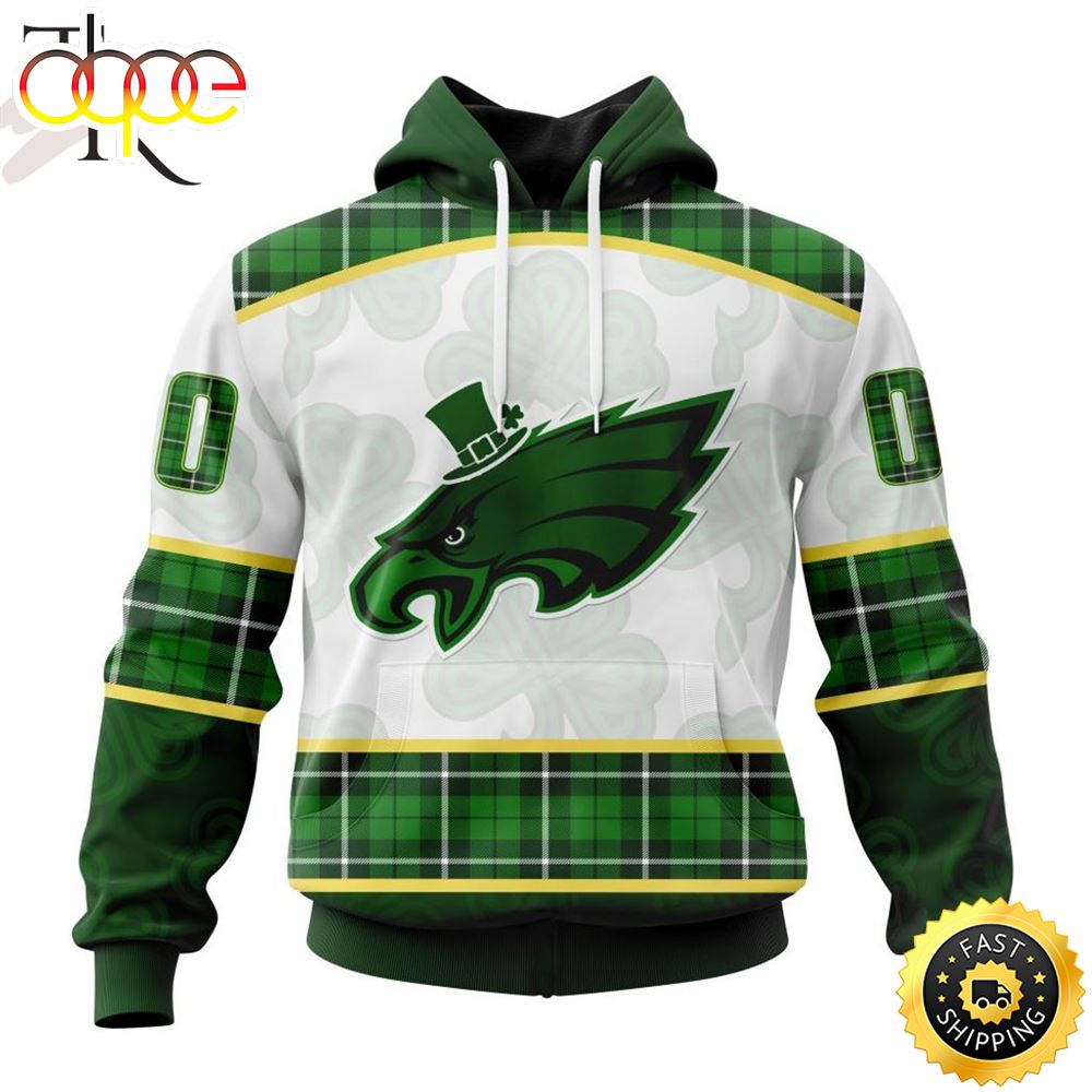 NFL Philadelphia Eagles Special Design For St. Patrick Day Hoodie