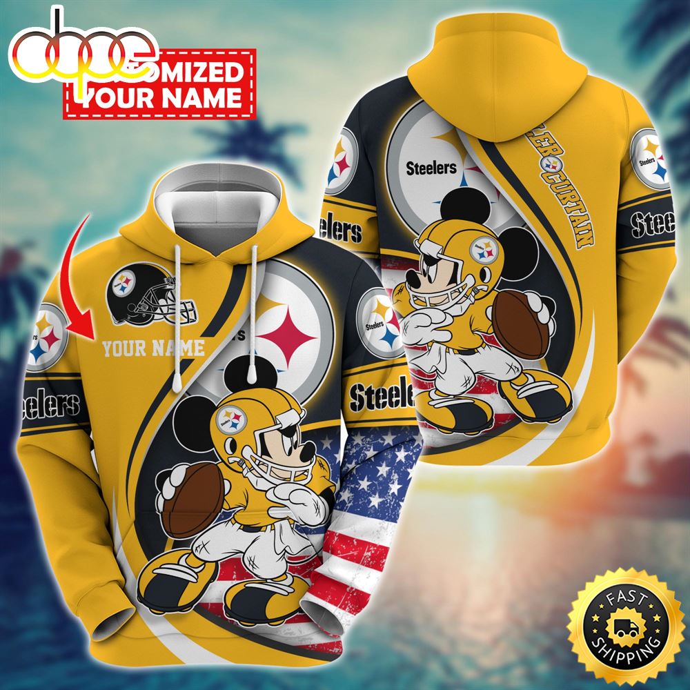 NFL Pittsburgh Steelers Mickey Custom Hoodie Trending Shirt