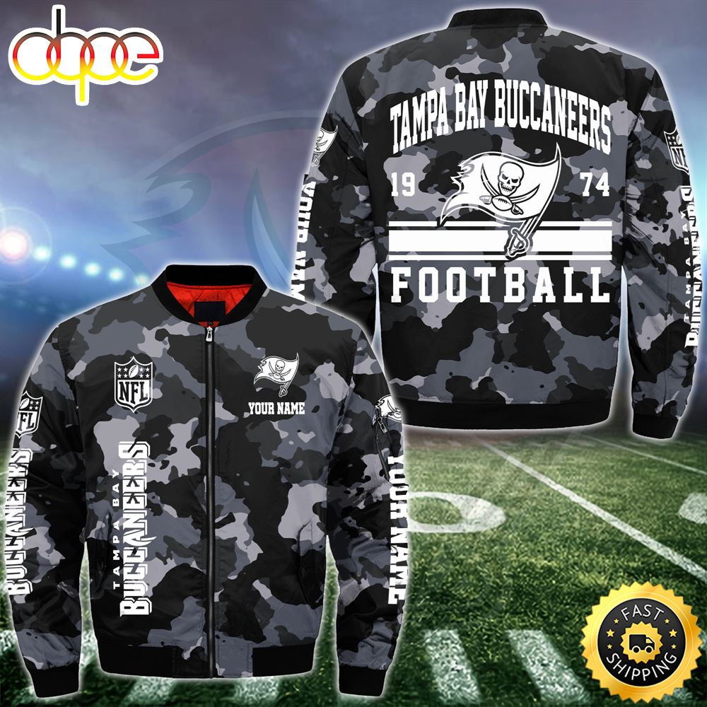 NFL Tampa Bay Buccaneers Bomber Jacket Custom Your Name