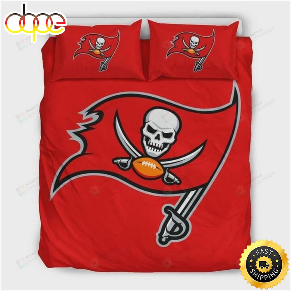 NFL Tampa Bay Buccaneers Red Bedding Set