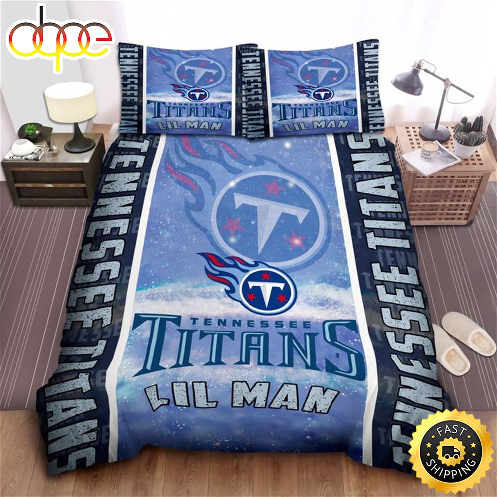 NFL Tennessee Titans Blue Bedding Set