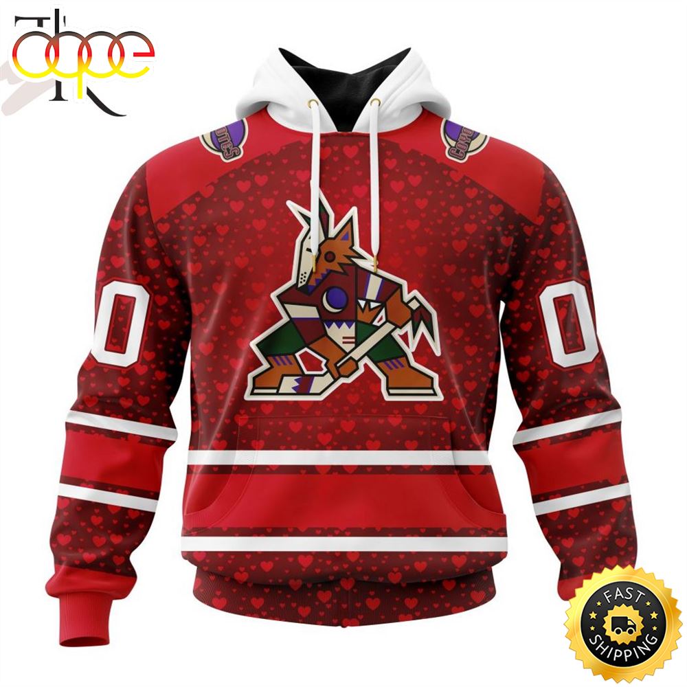 NHL Arizona Coyotes Special Gift For Valentines Day Hoodie