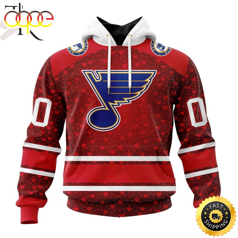 NHL St. Louis Blues Special Gift For Valentines Day Hoodie