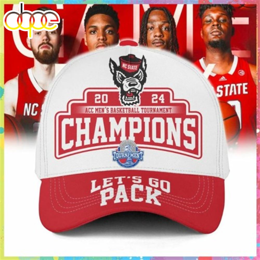 Nc State Wolfpack 2024 Acc Men's Basketball Tournament Champions Cap