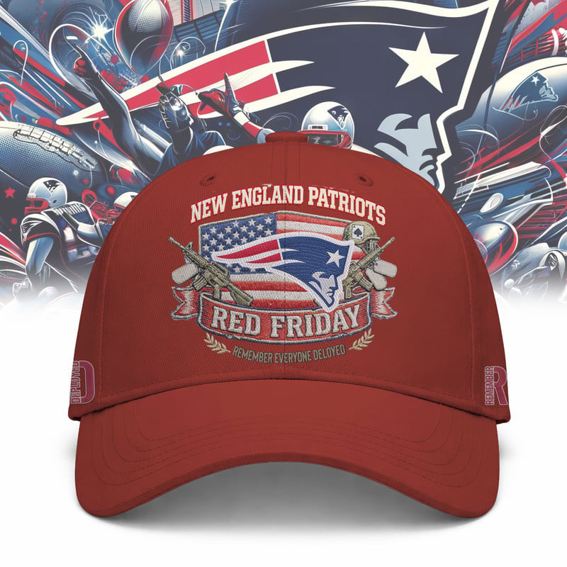 New England Patriots  NFL RED Friday Classic Baseball Cap