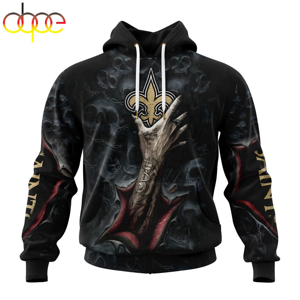 New Orleans Saints All Over Print Hoodie Shirt Gift For Fans
