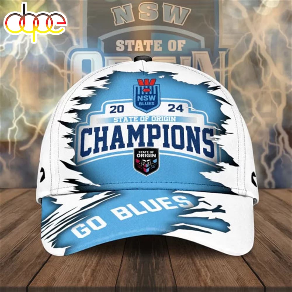 New South Wales Blues State Of Origin Champions 3D Cap