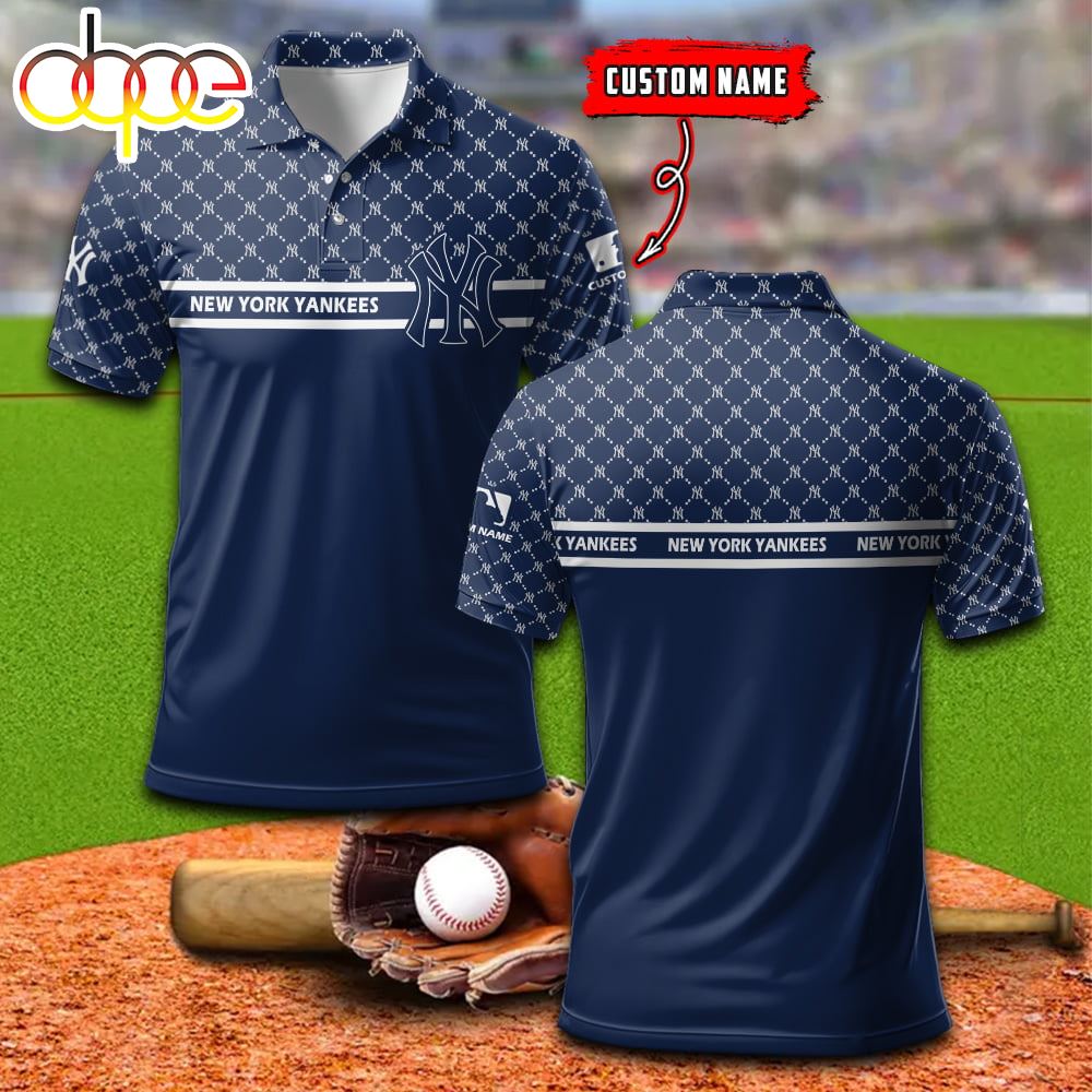 New York Yankees Custom Name Sports For Fan Polo Shirt