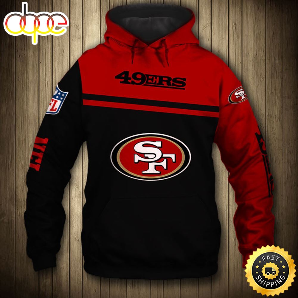 New N.F.L.San Francisco 49ers Team Pullover Hoodies