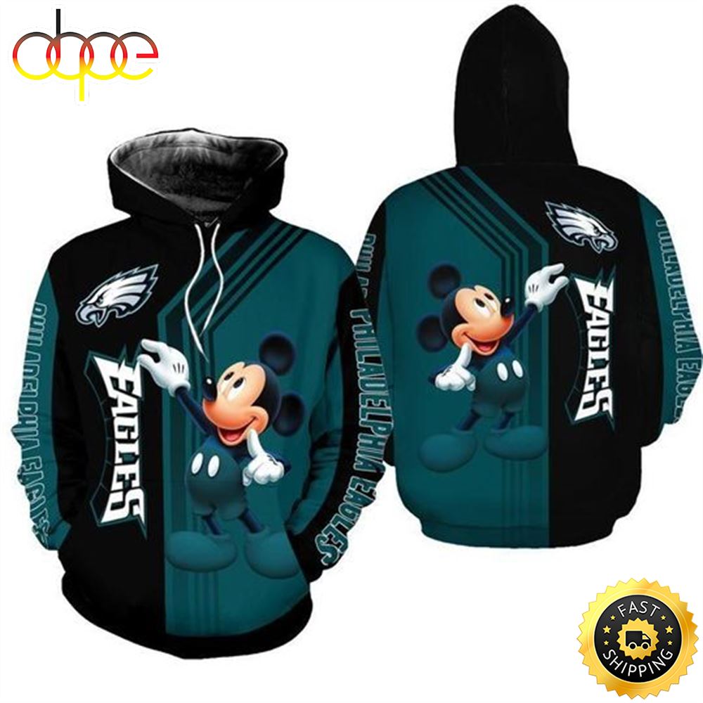 New York Giants Football Mickey Mouse 3d Hoodie Nfl Sweatshirt Best Seller Shirts