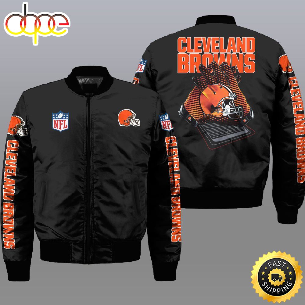 Nfl Cleveland Browns 3D Bomber Jacket