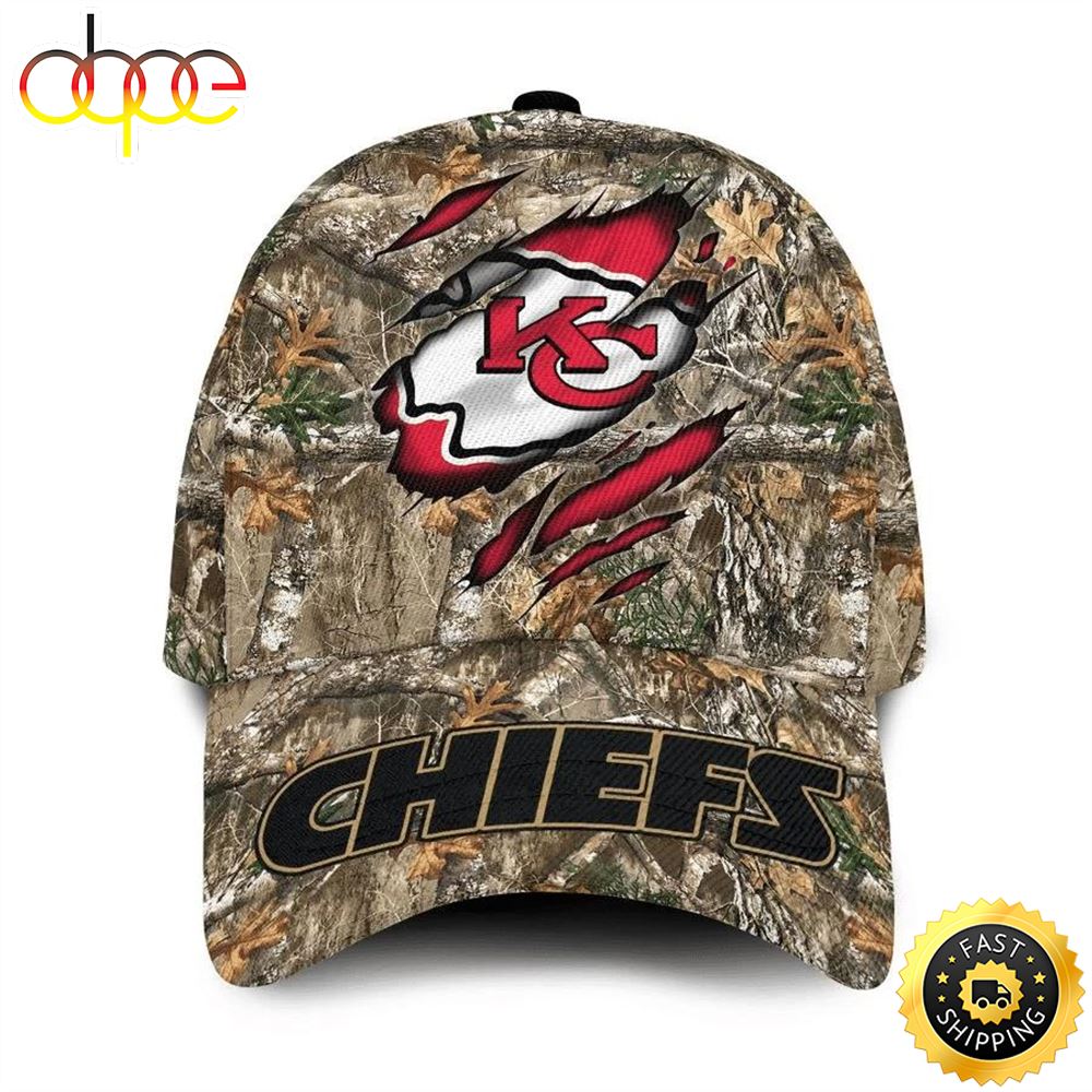 Nfl Kansas City Chiefs 3d Camo 3d Cap