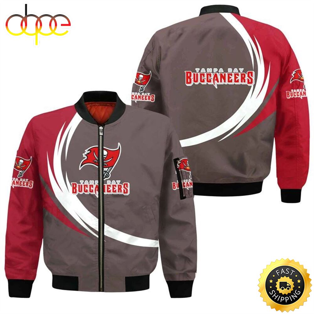 Nfl Tampa Bay Buccaneers Curve Design Bomber Jacket