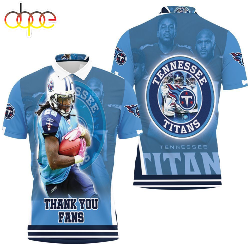 No 28 Chris Johnson Tennessee Titans Super Bowl  Afc South Division Champions 3d Polo Shirt