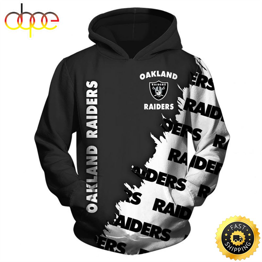 Oakland Raiders 3d Hoodie