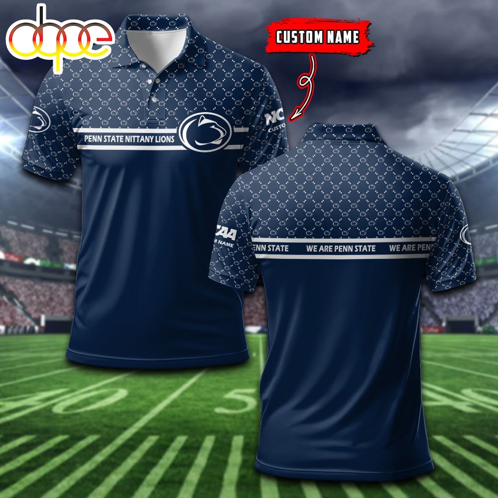 Penn State Nittany Lions Custom Name Sports For Fan Polo Shirt