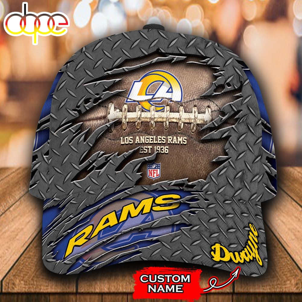 Personalized Los Angeles Rams Est 1936 All Over Print 3D Baseball Cap