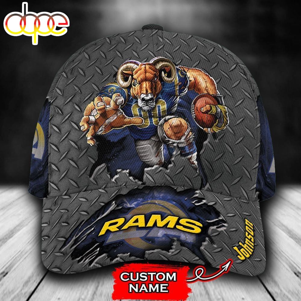 Personalized Los Angeles Rams Mascot All Over Print 3D Classic Cap