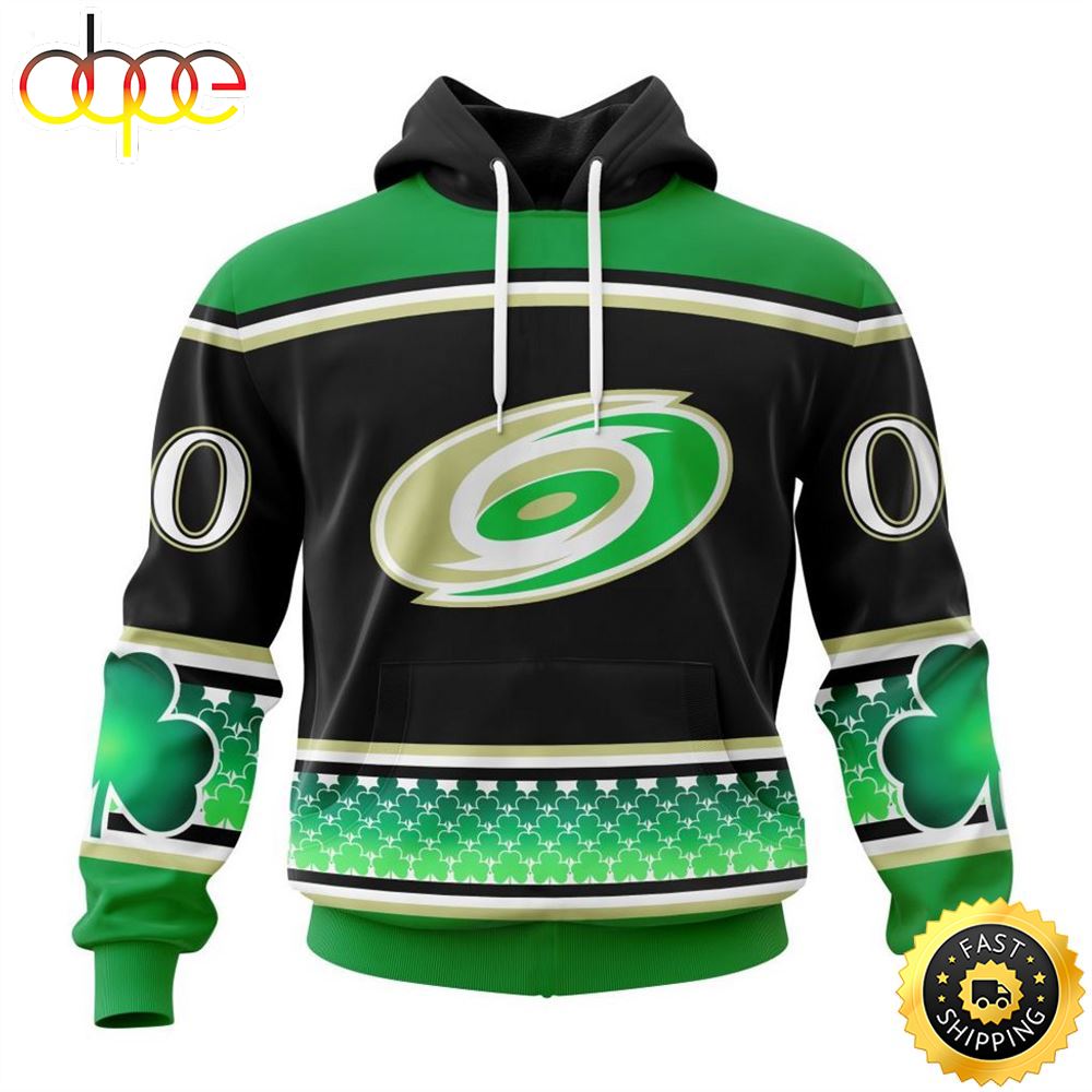 Personalized NHL Carolina Hurricanes Specialized Unisex Kits Hockey Celebrate St Patrick's Day Hoodie