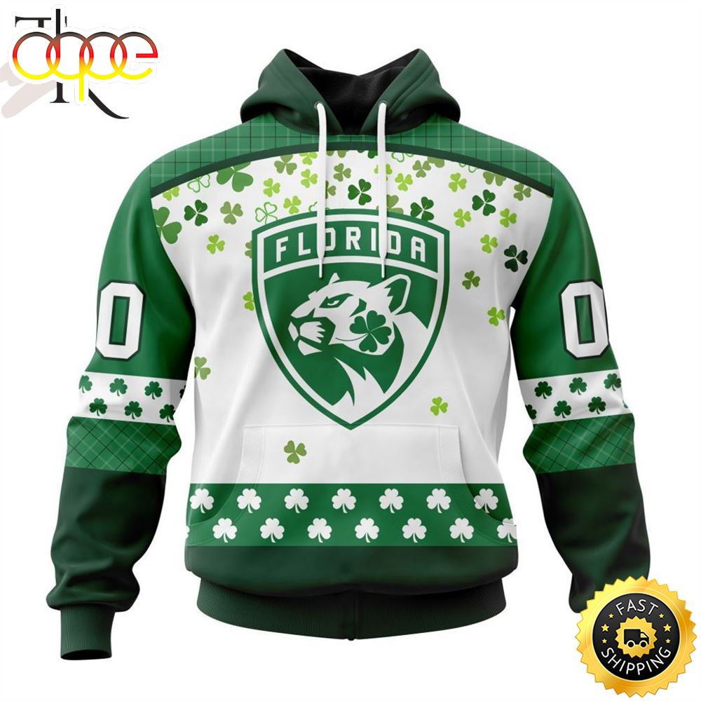 Personalized NHL Florida Panthers Special Design For St. Patrick Day Hoodie