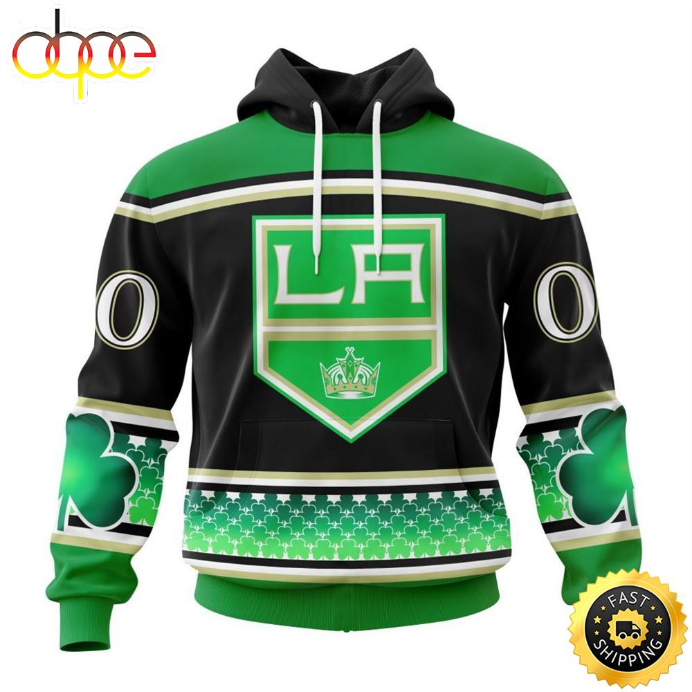 Personalized NHL Los Angeles Kings Specialized Hockey Celebrate St Patrick's Day Hoodie