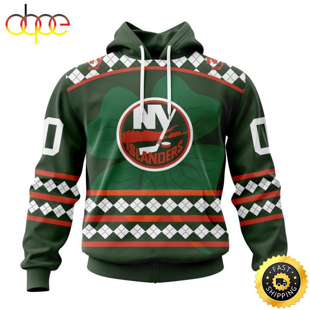 Personalized NHL New York Islanders Specialized Unisex Kits Hockey Celebrate St Patrick's Day Hoodie