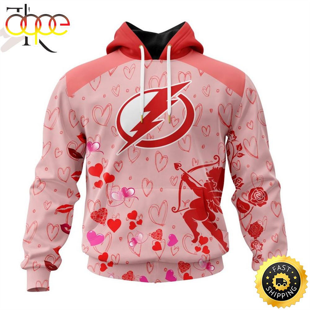 Personalized NHL Tampa Bay Lightning Special Design For Valentines Day Hoodie