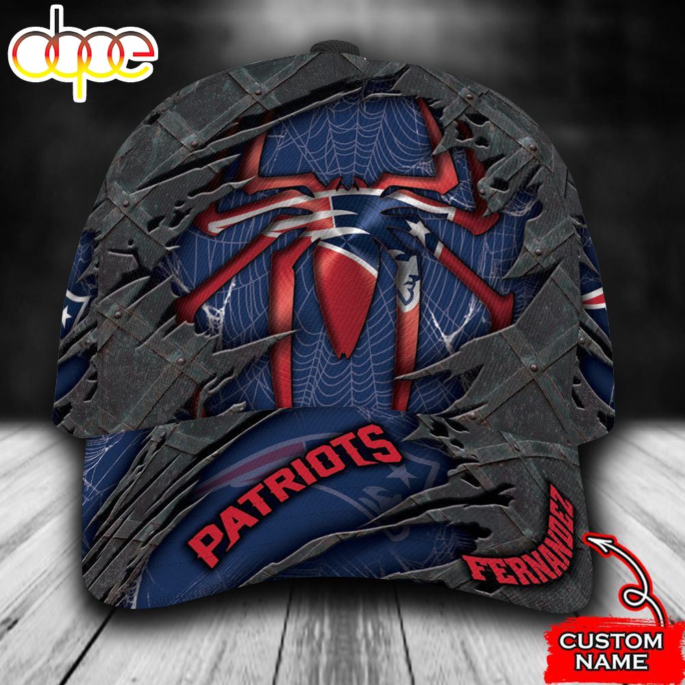 Personalized New England Patriots Spider