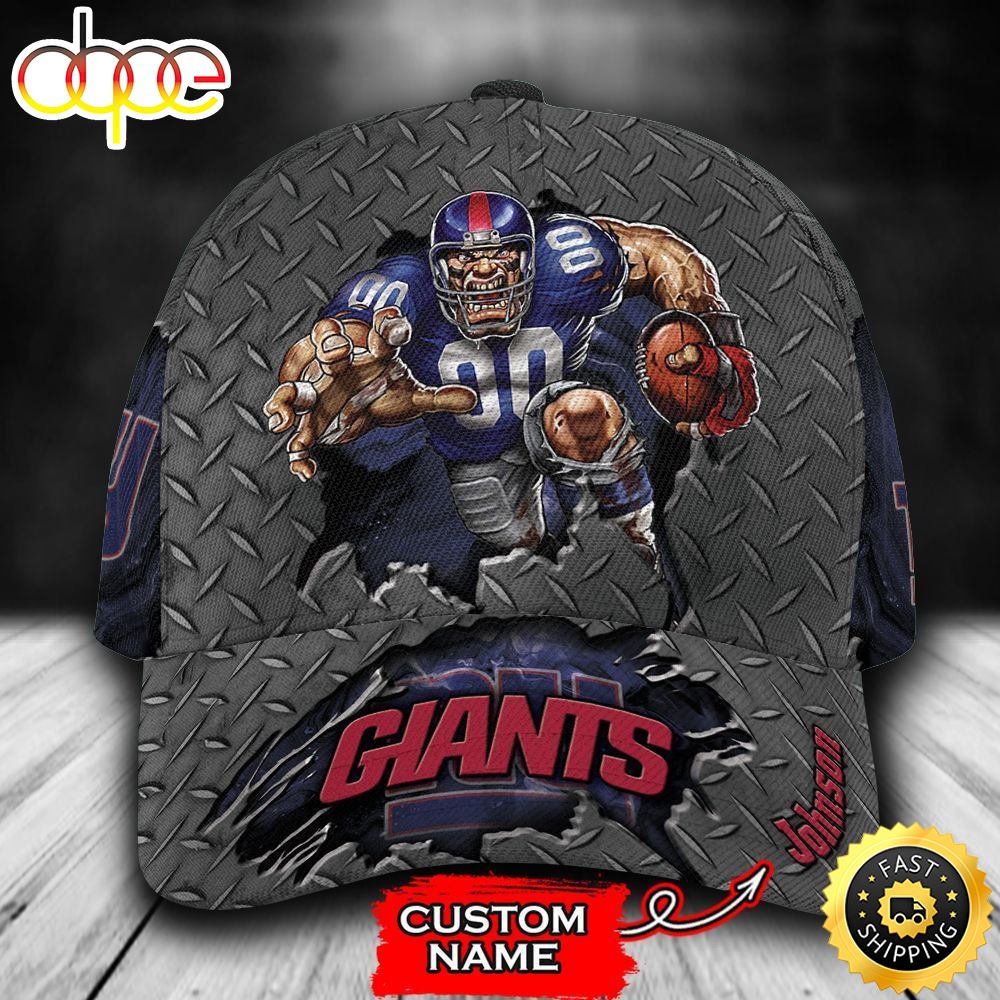 Personalized New York Giants Mascot All Over Print 3D Baseball Cap