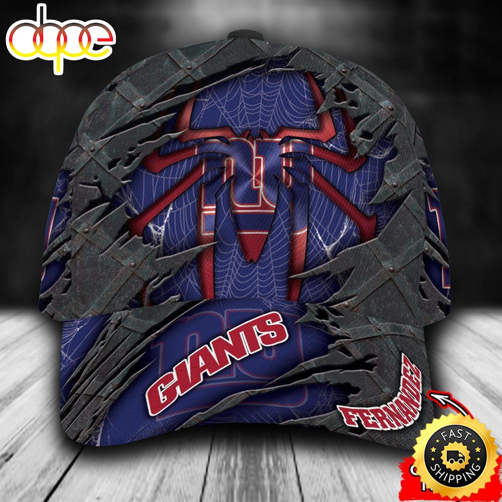 Personalized New York Giants Spider Man All Over Print 3D Classic Cap