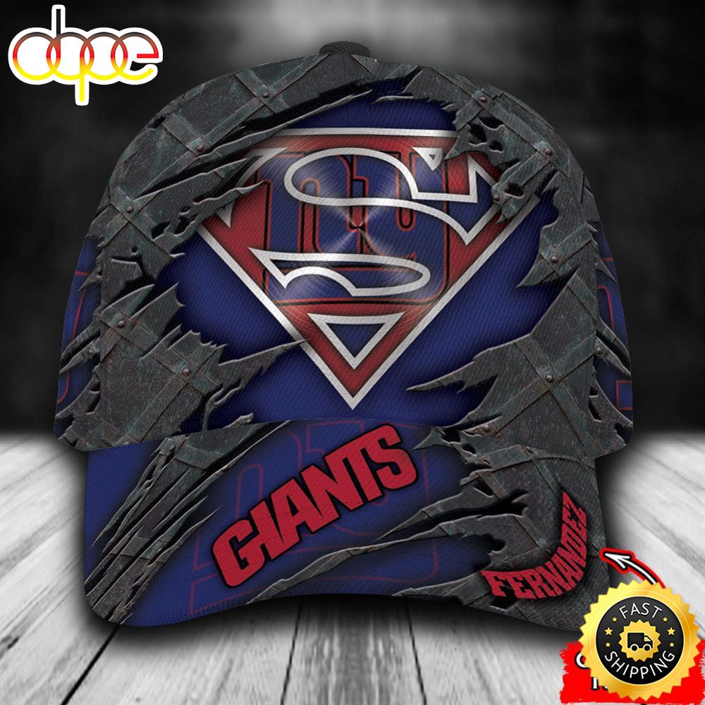 Personalized New York Giants Superman All Over Print 3D Classic Cap