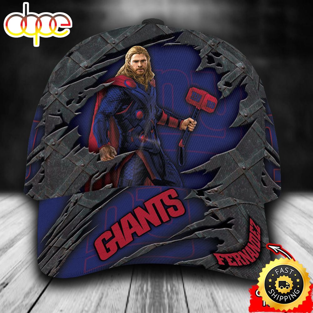 Personalized New York Giants Thor All Over Print 3D Classic Cap