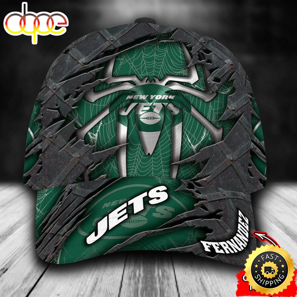 Personalized New York Jets Spider Man All Over Print 3D Classic Cap