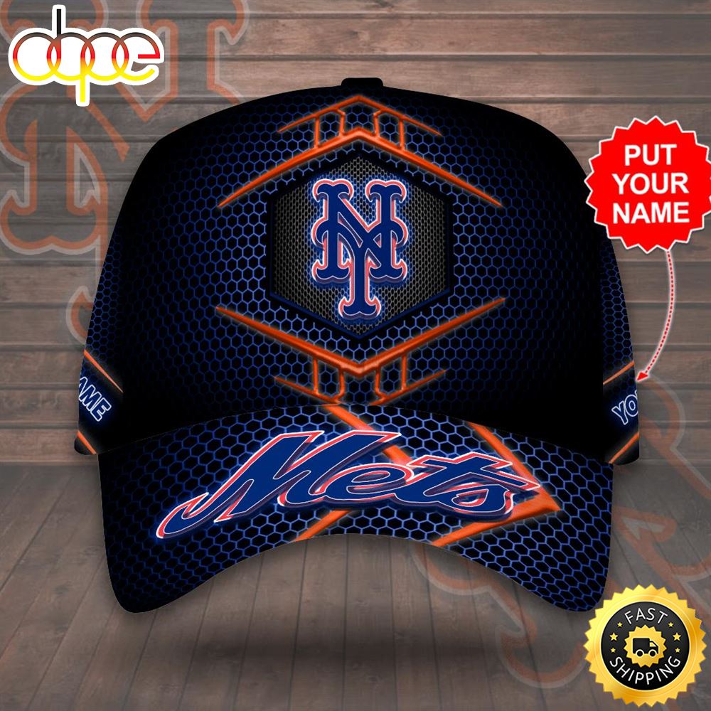 Personalized New York Mets Baseball Team All Over Print 3D Baseball Cap