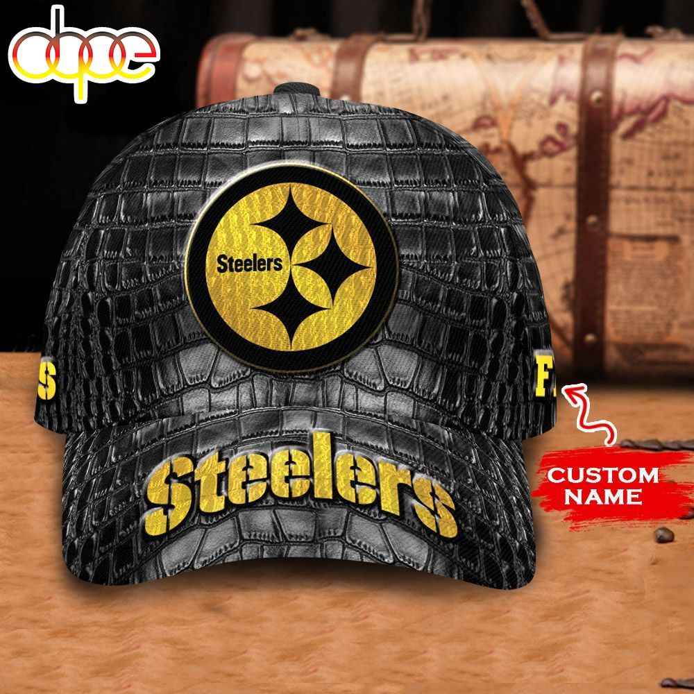 Personalized Pittsburgh Steelers Crocodile Skin Pattern All Over Print 3D Classic Cap