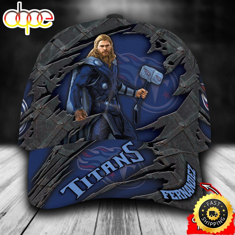 Personalized Tennessee Titans Thor All Over Print 3D Classic Cap