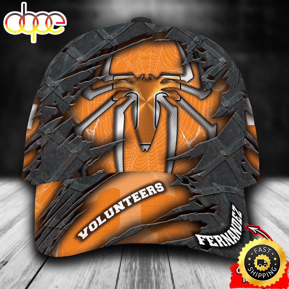 Personalized Tennessee Volunteers Spiderman All Over Print 3D Baseball Cap