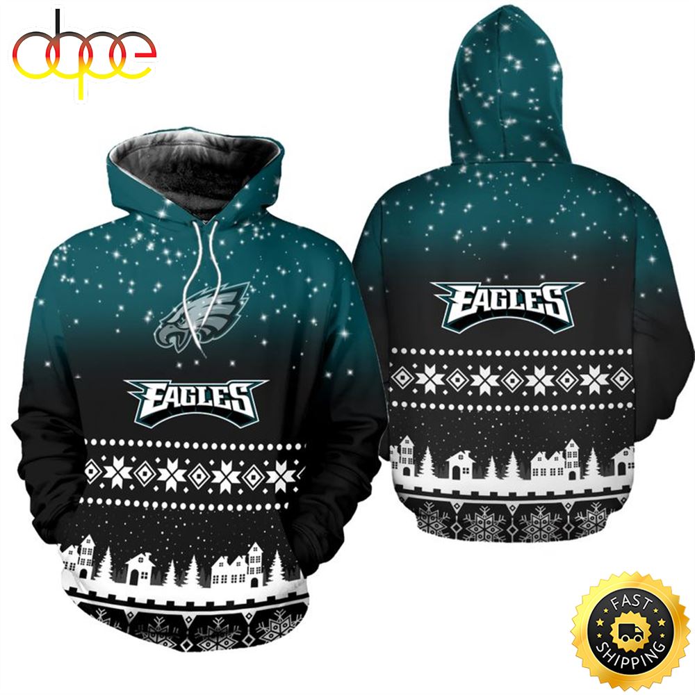 Philadelphia Eagles Christmas Pattern Limited Edition All Over print Christmas Shirt
