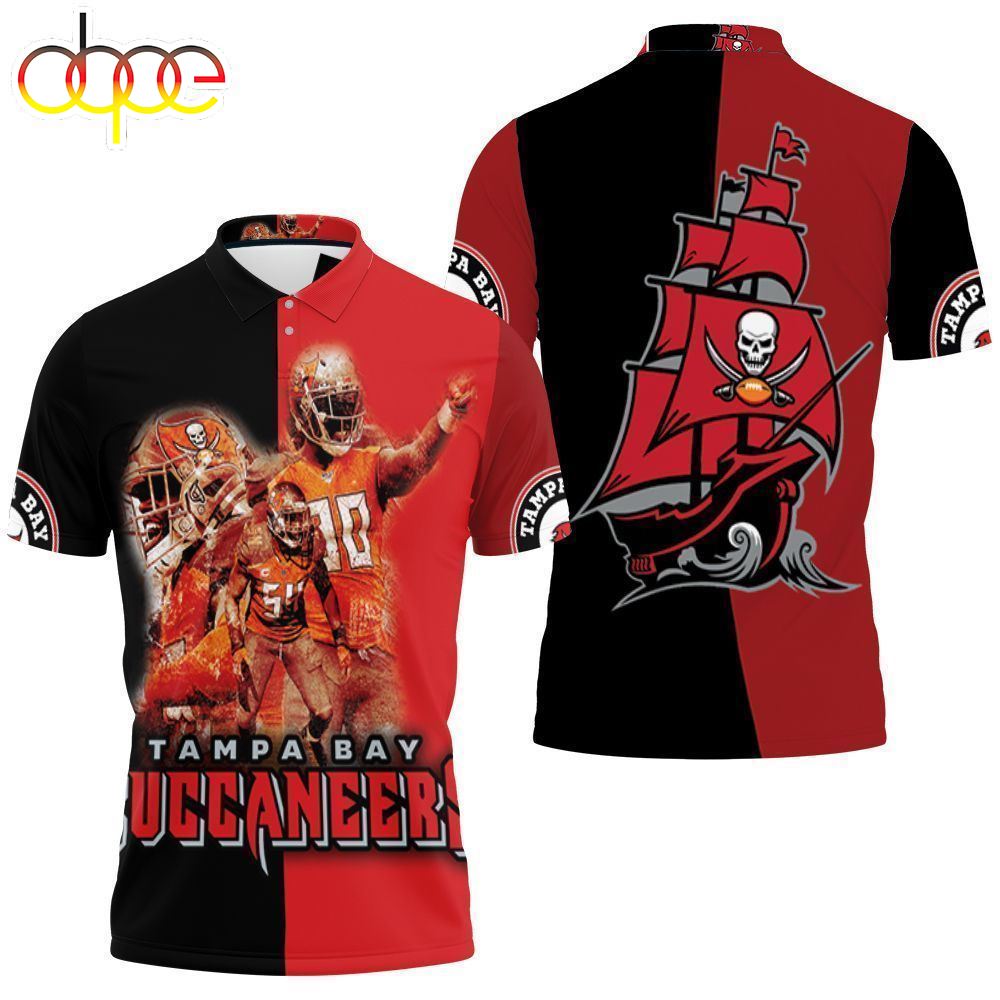 Pirates Tampa Bay Buccaneers Nfc South Division Champions Super Bowl  3d Polo Shirt