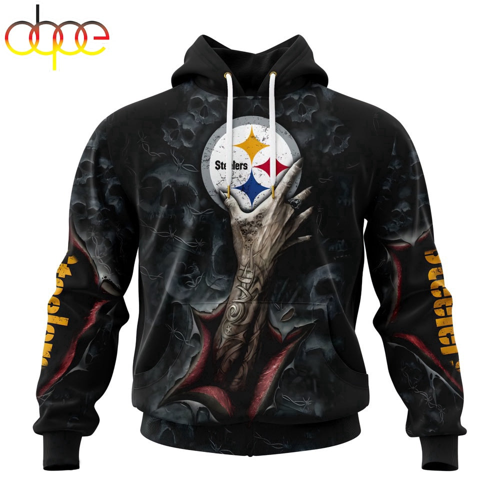 Pittsburgh Steelers All Over Print Hoodie Shirt Gift For Fans