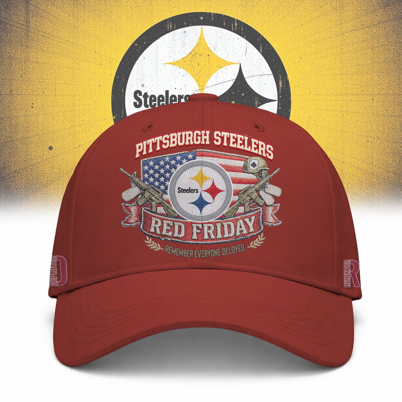 Pittsburgh Steelers  NFL RED Friday Classic Baseball Cap