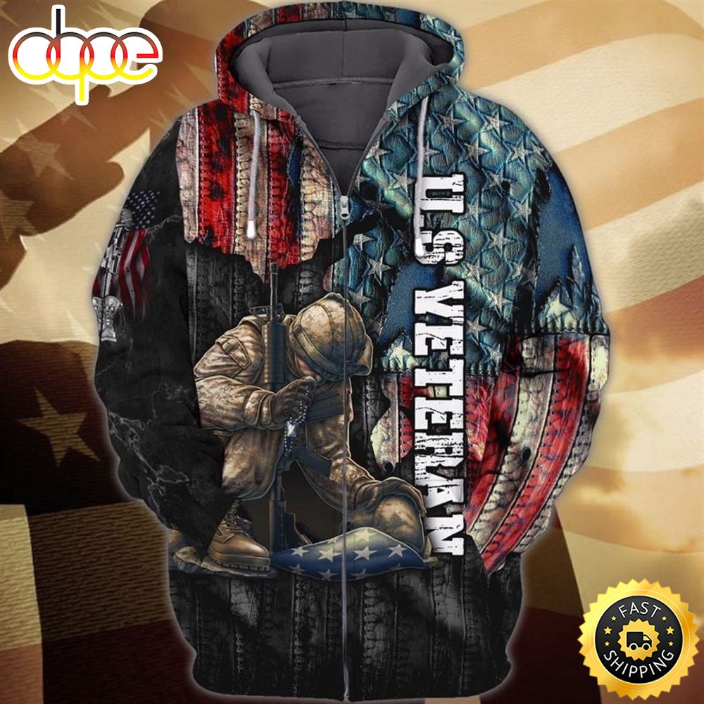 Premium Unique American Veteran Hoodie Ultra Soft And Warm Shirt