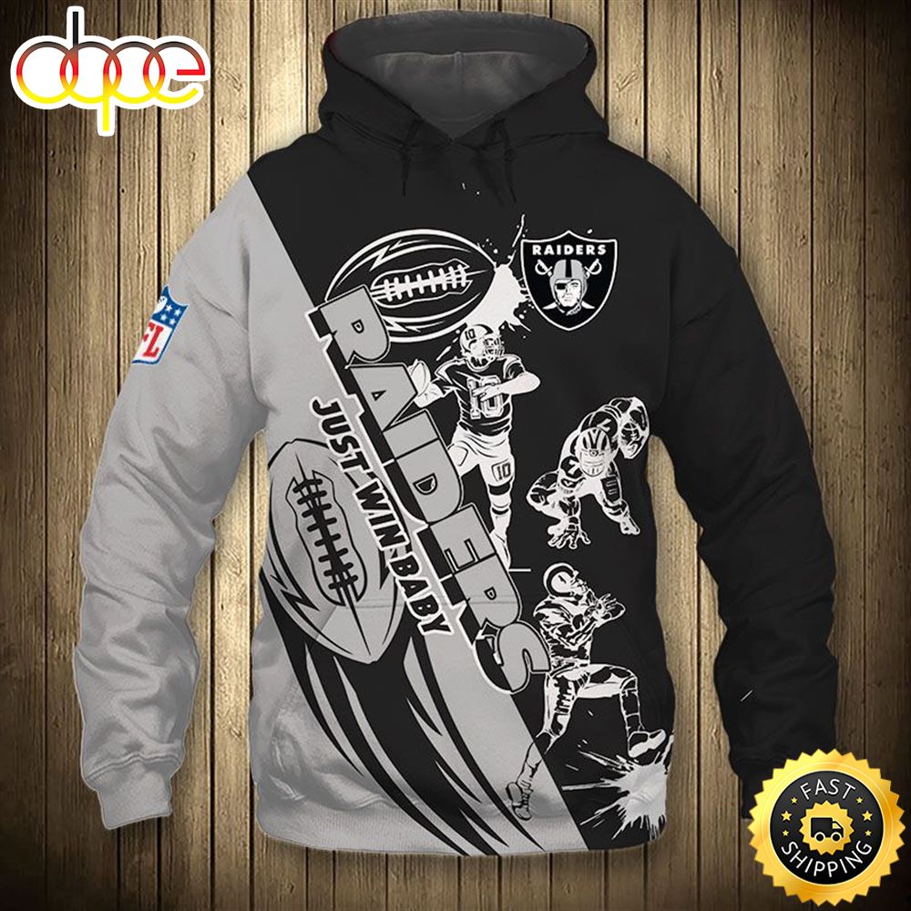 Raiders Hoodie 3d Cartoon Player Cute Sweatshirt