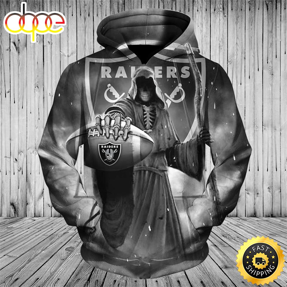 Raiders Hoodie Death In Halloween