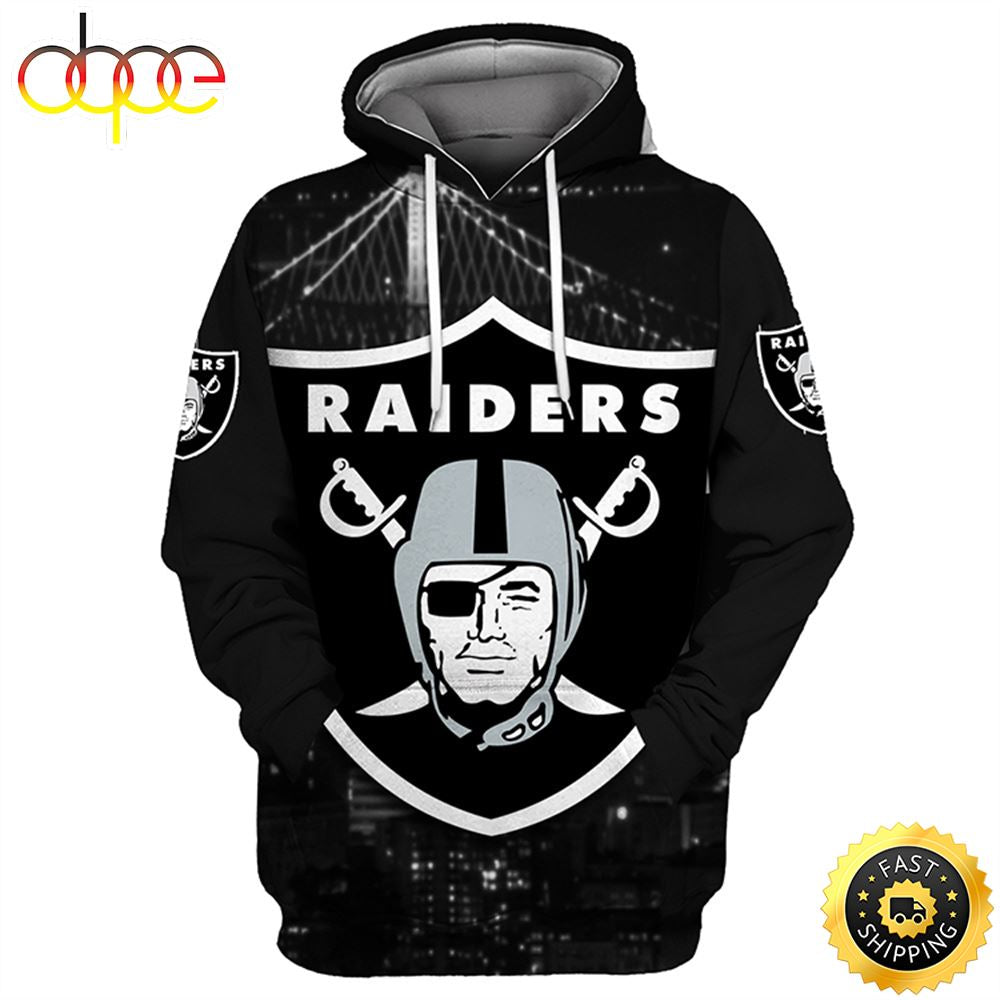 Raiders Hoodie With Raiders City