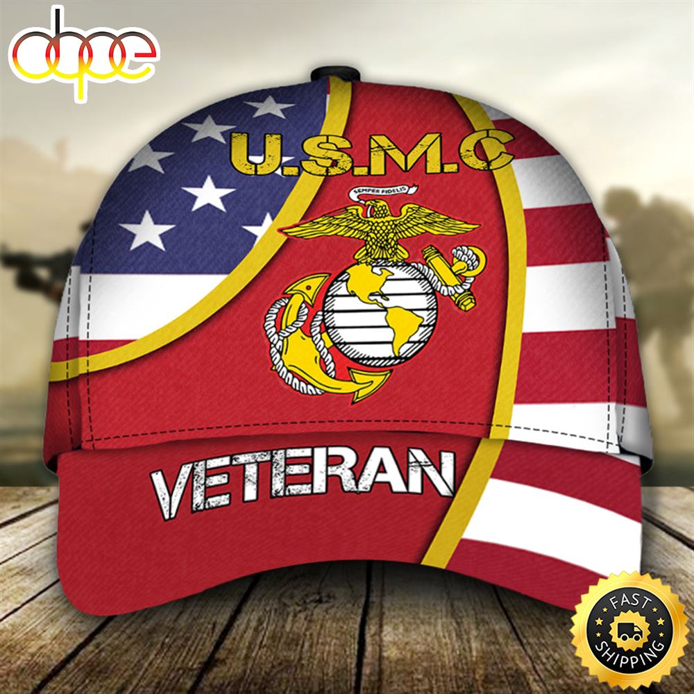 Red U.S.M.C Classic Cap